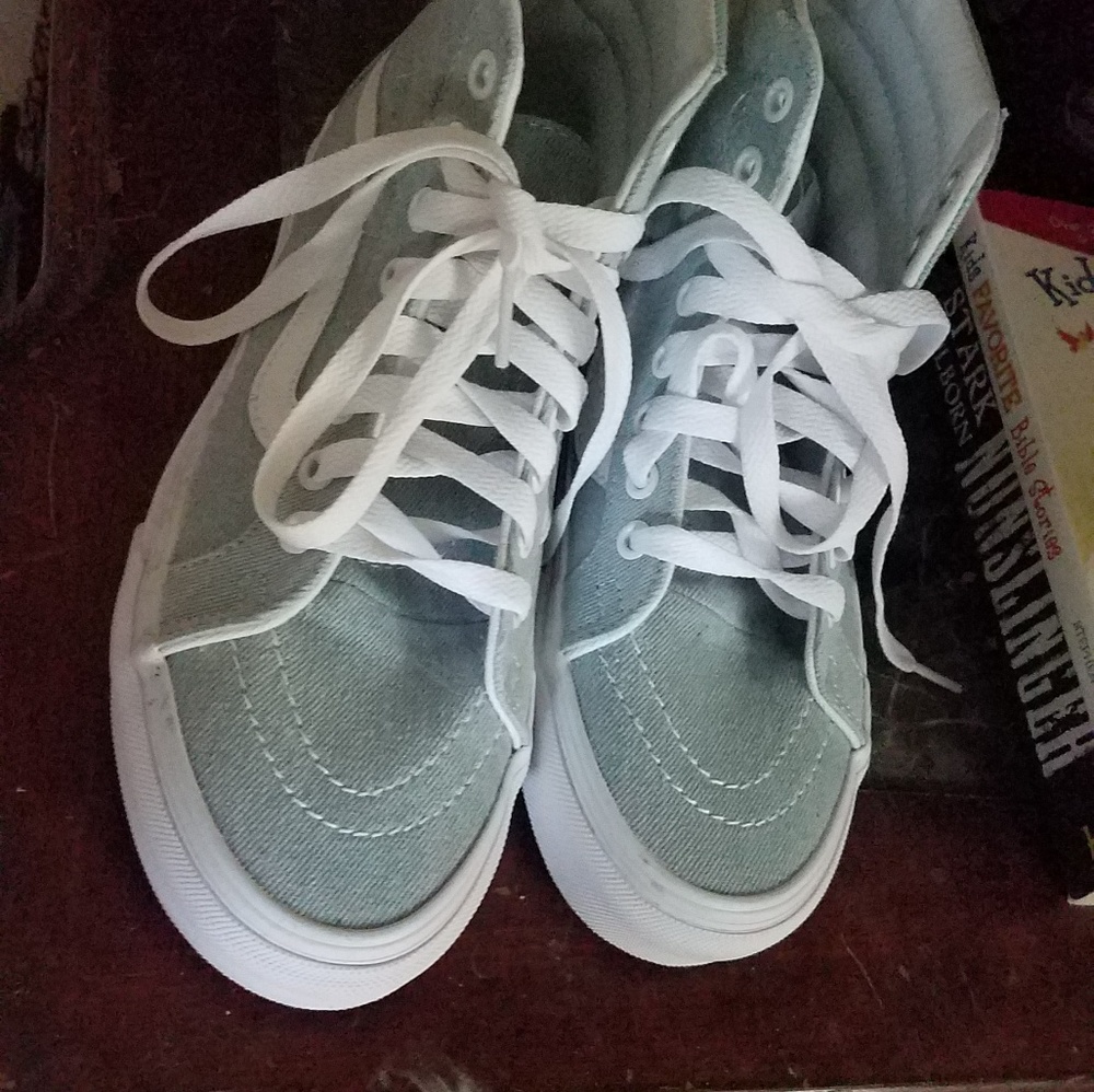 Light blue vans